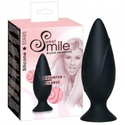 Smile Butt Plug Large black