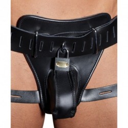 Leather Men's String L/XL