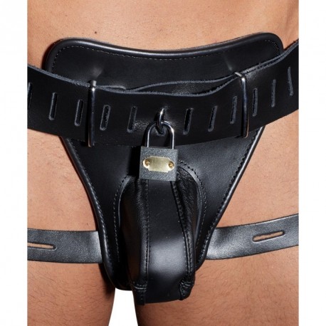Leather Men's String L/XL