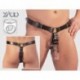 Men's Thong Harness+Plug S/M