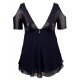 Party Top black L