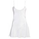 Satin Chemise white L