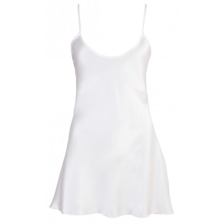 Satin Chemise white L