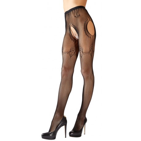 Crotchless Net Tights S-L