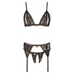 Lace Suspender Set S