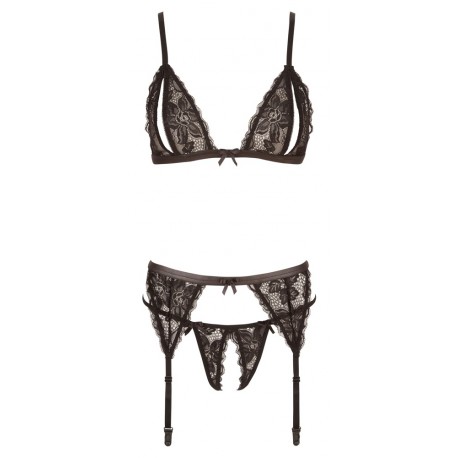 Lace Suspender Set S