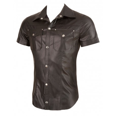 Imitation Leather M. Shirt M