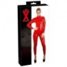 Latex Catsuit red L