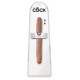 King Cock 12 inch Double D.Tan