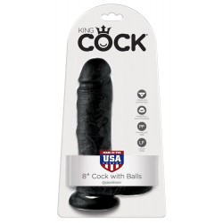 King Cock 8 inch Cock Balls