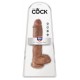 King Cock 10 inch Balls Tan
