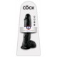 King Cock 10 inch Balls Tan