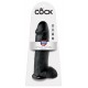 King Cock 12 inch Balls Black