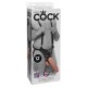 King Cock 12 Inch Hollow Strap