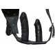 Leather string 3 dildos S/M