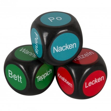 3 pleasure dice German,