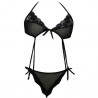QUEEN LINGERIE SEXY TEDDY BLACK ONE SIZE