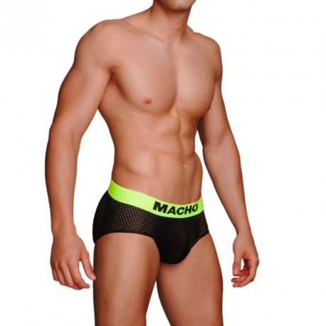 MACHO - MS080 SPORT BRIEF BLACK SIZE S