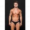 ENVY  E059 MICROFIBER THONG SPORT NEGRO L/XL
