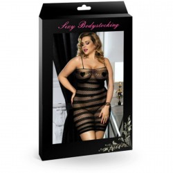 QUEEN PLUS SIZE BODYSTOCKING XL BLACK