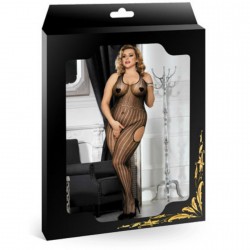 QUEEN BODYSTOCKING ONE SIZE XL BLACK