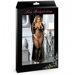 QUEEN BODYSTOCKING ONE SIZE XL BLACK