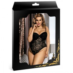 QUEEN PLUS SIZE TEDDY BLACK 5XL