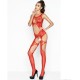 PASSION WOMAN BS039 BODYSTOCKING BLACK ONE SIZE