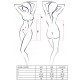PASSION WOMAN WILMA CHEMISE WHITE S/M