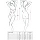 PASSION WOMAN AURA CHEMISE BLACK SIZE S/M