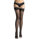 LEG AVENUE LACE TOP FISHNET THIGH HIGHS