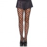 LEG AVENUE LUCKY YOU CLOVER NET PANTYHOUSE
