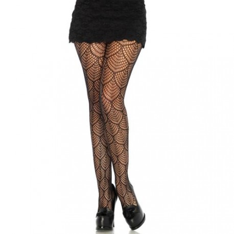 LEG AVENUE MERMAID LACE PANTYHOSE ONE SIZE