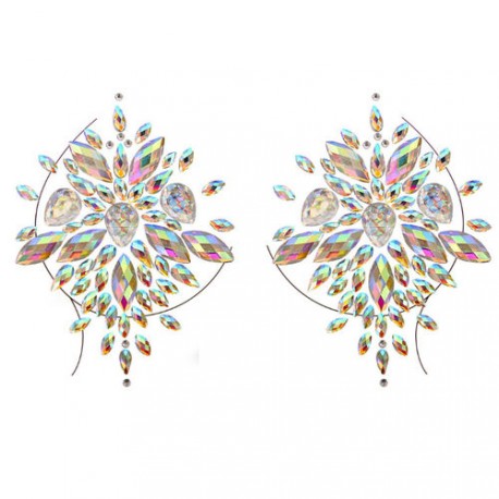 LEG AVENUE 003 CRESSIDA ADHESIVE NIPPLE JEWELS STICKER