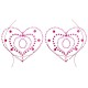LEG AVENUE 006 CRESSIDA ADHESIVE NIPPLE JEWELS STICKER