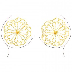 LEG AVENUE 002 CRESSIDA ADHESIVE NIPPLE JEWELS STICKER