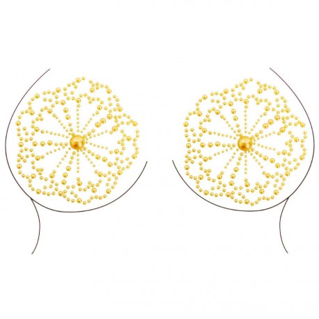 LEG AVENUE 002 CRESSIDA ADHESIVE NIPPLE JEWELS STICKER