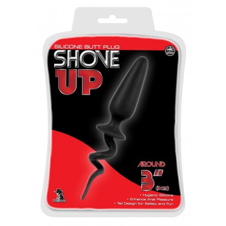 Shove Up Tail Plug Black