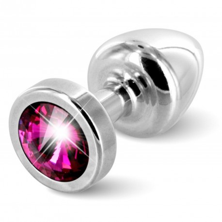 ANNI round Silver T1 Fuchsia