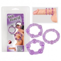 Cock Rings Set Get Hard" lila"