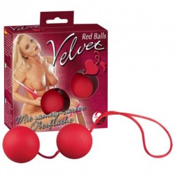 Velvet red balls