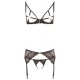 Suspender Set with Gems S