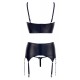 Bra & Suspender Set S