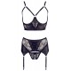 Bra & Suspender Set S