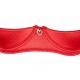 Shelf Bra Set red 75B/S