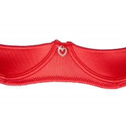 Shelf Bra Set red 75B/S