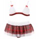 Bra & Skirt "Plaid" S