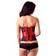 Corsage red/black S
