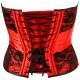 Corsage red/black S