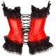 Corsage red/black S